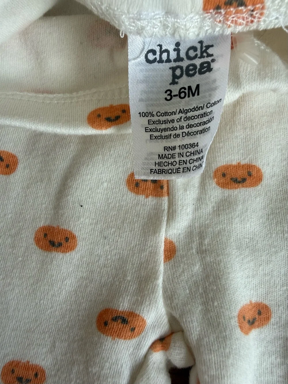 Chick Pea Baby Girl Pumpkin Halloween Outfit
